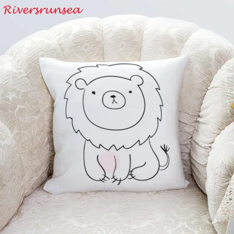Cute Cartoon Dog Cushion Cat Deer Koala Bear Unicorn Pillow Simple Black And White Animal Panda Giraffe Rabbit For Kids Gift
Cute Cartoon Dog Cushion Cat Deer Koala Bear Unicorn Pillow Simple Black And White Animal Panda Giraffe Rabbit For Kids Gift
