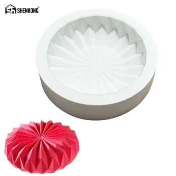 SHENHONG Origami Cake Mold For Baking Dessert Mousse Silicone 3D Mould Silikonowe Moule Pastry Chocolate Pan Fondant Bakeware
SHENHONG Origami Cake Mold For Baking Dessert Mousse Silicone 3D Mould Silikonowe Moule Pastry Chocolate Pan Fondant Bakeware
