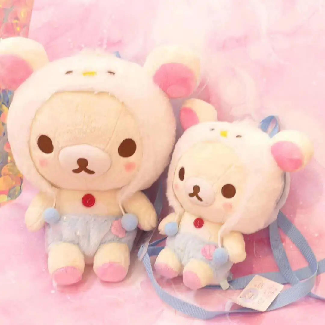 Cute San-x Rilakkuma Relax Bear Plush Backpack Soft Pillow Stuffed Animals Dolls Bag Handbag Women Girls Kids Children Gifts
Cute San-x Rilakkuma Relax Bear Plush Backpack Soft Pillow Stuffed Animals Dolls Bag Handbag Women Girls Kids Children Gifts