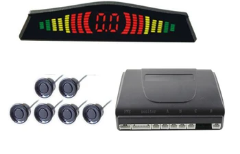 Car LED Parking Sensor Parking System Assistance Reverse Backup Radar Monitor System Backlight Display + 6 Sensors 1set
Car LED Parking Sensor Parking System Assistance Reverse Backup Radar Monitor System Backlight Display + 6 Sensors 1set