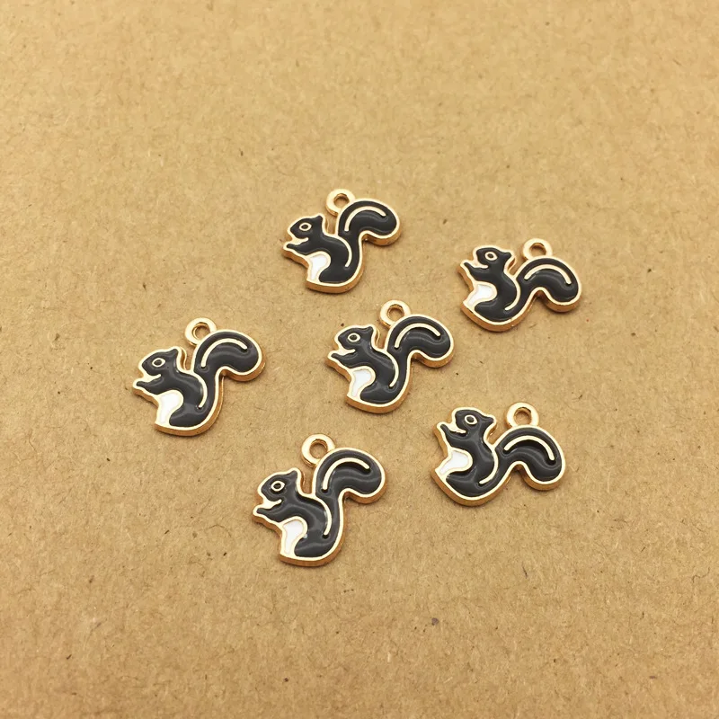 10pcs 14x14mm enamel squirrel charm for jewelry making fashion charm earring pendant metal charm animal charm lovely
10pcs 14x14mm enamel squirrel charm for jewelry making fashion charm earring pendant metal charm animal charm lovely