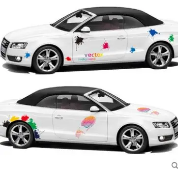 Creative graffiti body decoration stickers Personality footprints color splash ink door tail sticker to the cover car sticker-74
Creative graffiti body decoration stickers Personality footprints color splash ink door tail sticker to the cover car sticker-74