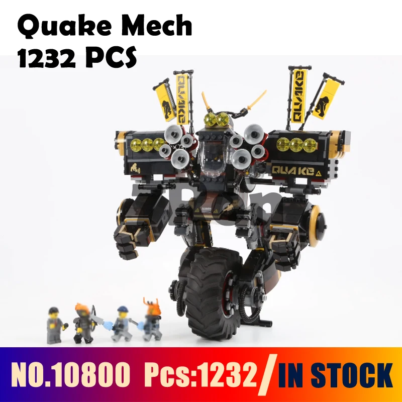 Compatible with blocks ninjago 70632 Figure 10800 1232pcs Quake Mech Model building toys hobbies bricks for children
Compatible with blocks ninjago 70632 Figure 10800 1232pcs Quake Mech Model building toys hobbies bricks for children