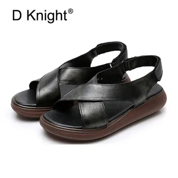 Women Sandlas Genuine Leather Platform Summer Shoes Woman Rome Sandal Open Toe Back Strap Lady Beach Vacation Sandalias Footwear
Women Sandlas Genuine Leather Platform Summer Shoes Woman Rome Sandal Open Toe Back Strap Lady Beach Vacation Sandalias Footwear