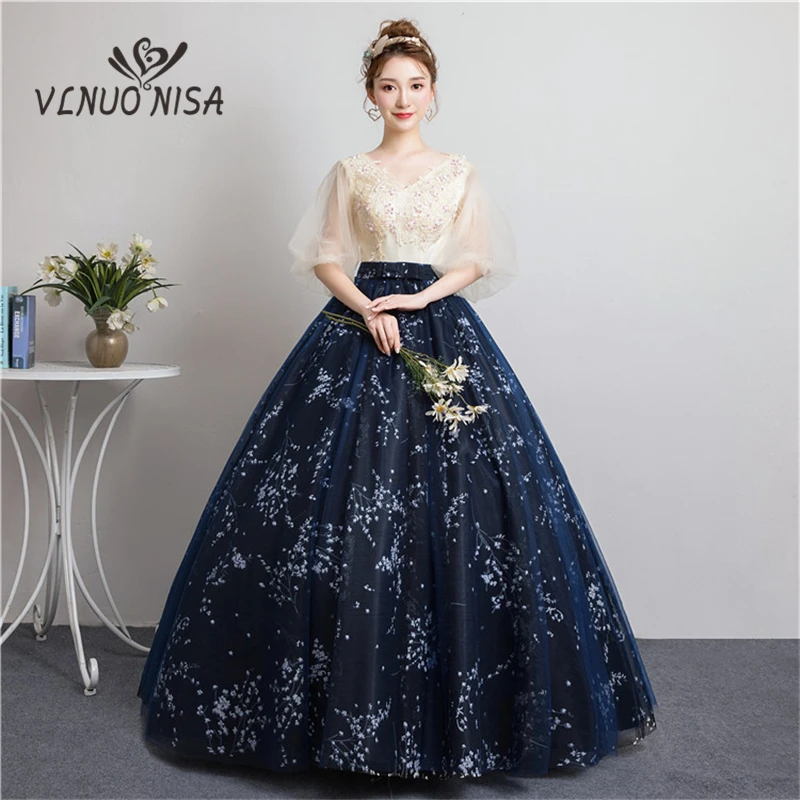 Robe De Soiree V-Neck Long Evening Dress Delicate Beading Applique Flower Ball Gown Prom Party Solo Performance Host Dress 35
Robe De Soiree V-Neck Long Evening Dress Delicate Beading Applique Flower Ball Gown Prom Party Solo Performance Host Dress 35