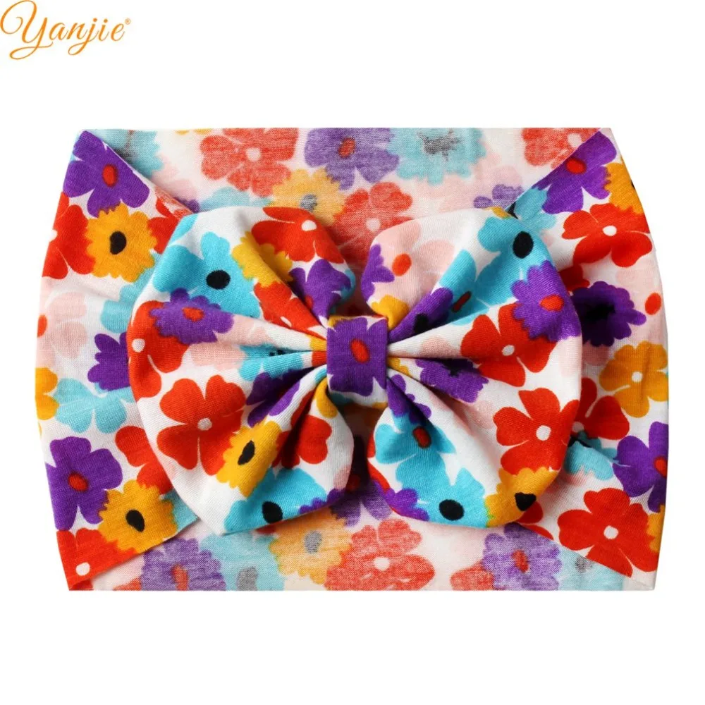 5'' Large Bow Hair Band For Girls 2019 Bohemian Elastic Headband Kids Floral Turban Headband Birthday Party Hair Accessories
5'' Large Bow Hair Band For Girls 2019 Bohemian Elastic Headband Kids Floral Turban Headband Birthday Party Hair Accessories