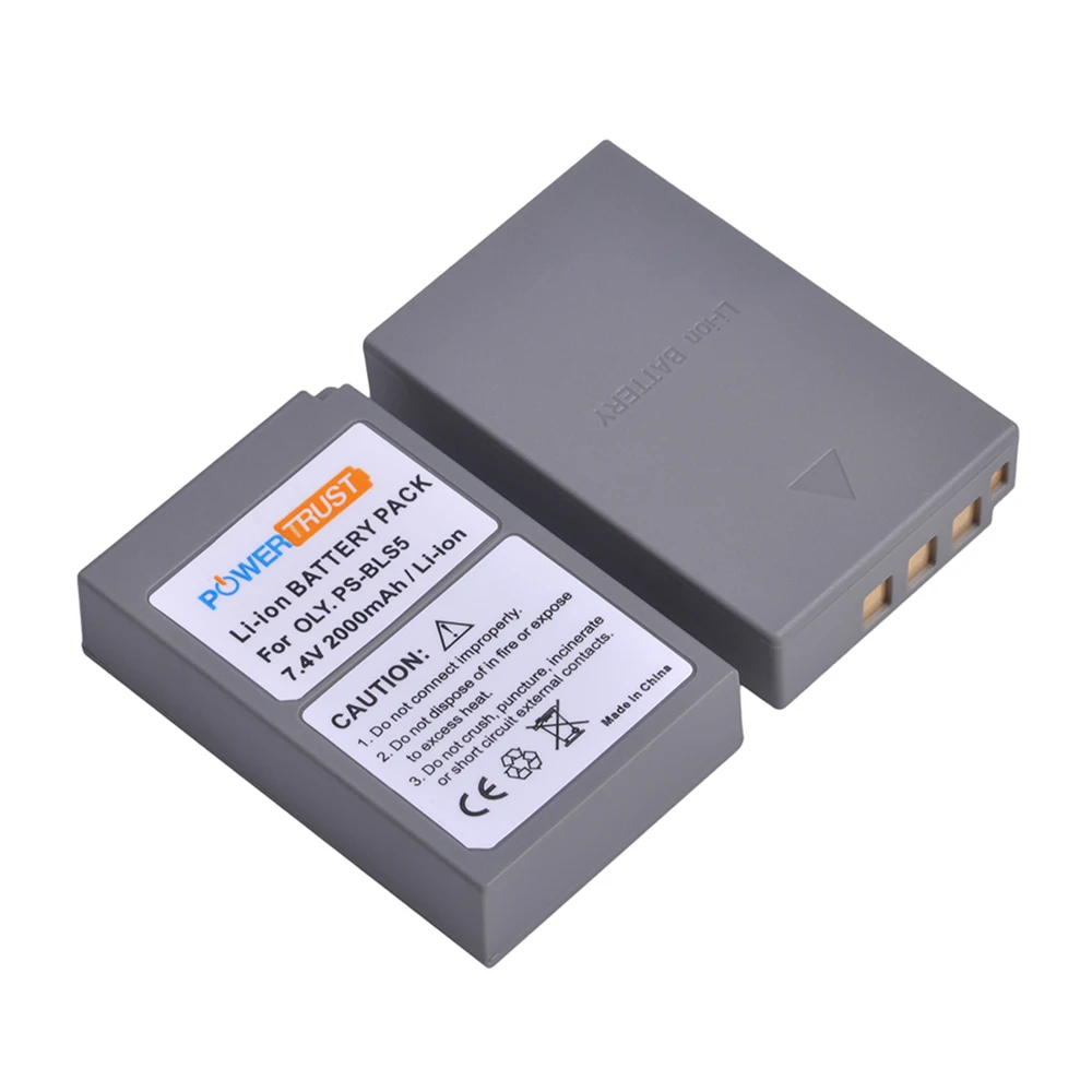 2x 2000mAh PS-BLS5 BLS-5 BLS5 BLS50 Replacement Li-ion Battery for Olympus PEN E-PL2,E-PL5,E-PL6,E-PL7,E-PM2,E-M10,E-M10 II
2x 2000mAh PS-BLS5 BLS-5 BLS5 BLS50 Replacement Li-ion Battery for Olympus PEN E-PL2,E-PL5,E-PL6,E-PL7,E-PM2,E-M10,E-M10 II