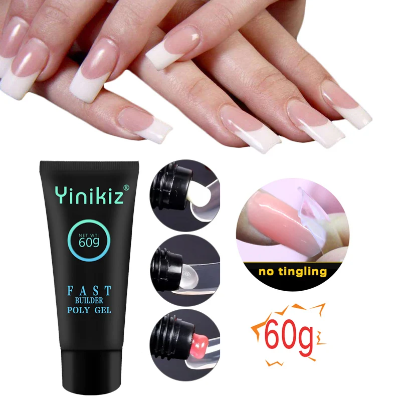 Yinikiz 3 Colors Poly Gel 60g Fast Uv Builder Gel Extension Fingernails Glue UV&LED Cure Gel
Yinikiz 3 Colors Poly Gel 60g Fast Uv Builder Gel Extension Fingernails Glue UV&LED Cure Gel