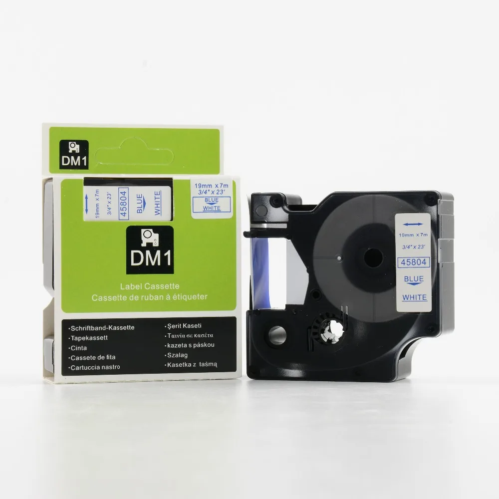 Compatible DYMO label manager tape D1 45800 45801 45802 45803 45804 black on white 19mm
Compatible DYMO label manager tape D1 45800 45801 45802 45803 45804 black on white 19mm