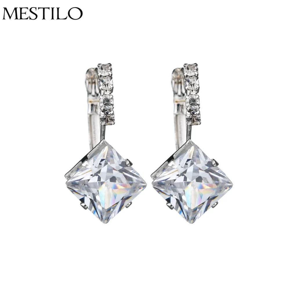 MESTILO Fashion Design Sliver Color Small Hoop Earrings Bridal Wedding Classic Luxury Crystal Earrings For Women Druzy Earrings
MESTILO Fashion Design Sliver Color Small Hoop Earrings Bridal Wedding Classic Luxury Crystal Earrings For Women Druzy Earrings