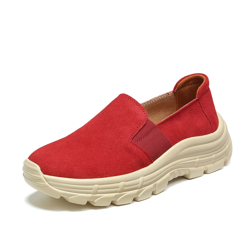 2019 Spring women flats shoes platform sneakers shoes leather suede casual shoes slip on flats heels creepers moccasins 40
2019 Spring women flats shoes platform sneakers shoes leather suede casual shoes slip on flats heels creepers moccasins 40