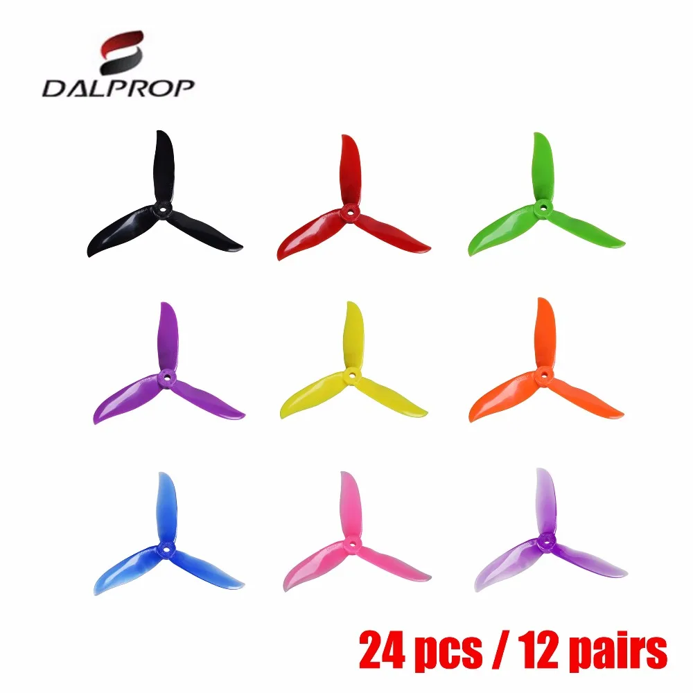 24 PCS /12 pair DALPROP CYCLONE T5050C T5050BN 5050 3Blade Propeller CW CCW propeller for motor F40 PRO II FPV Freestyle Drone
24 PCS /12 pair DALPROP CYCLONE T5050C T5050BN 5050 3Blade Propeller CW CCW propeller for motor F40 PRO II FPV Freestyle Drone