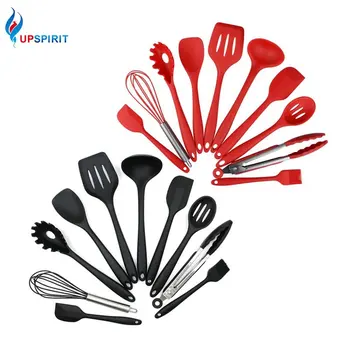 Upspirit 10 Pcs/Set Cooking Utensils Set Silicone+430 Stainless Steel Spoon Spatula Ladle Egg Beaters Nonstick Kitchen Gadgets
Upspirit 10 Pcs/Set Cooking Utensils Set Silicone+430 Stainless Steel Spoon Spatula Ladle Egg Beaters Nonstick Kitchen Gadgets