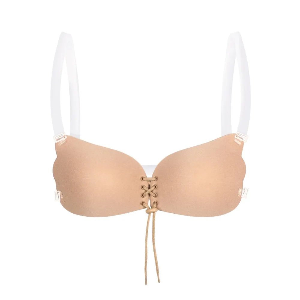 Self Adhesive Silicone Clear Strap Bra Sexy Reusable Adhesive Push Up Bras with 2 Clear Straps for Women
Self Adhesive Silicone Clear Strap Bra Sexy Reusable Adhesive Push Up Bras with 2 Clear Straps for Women