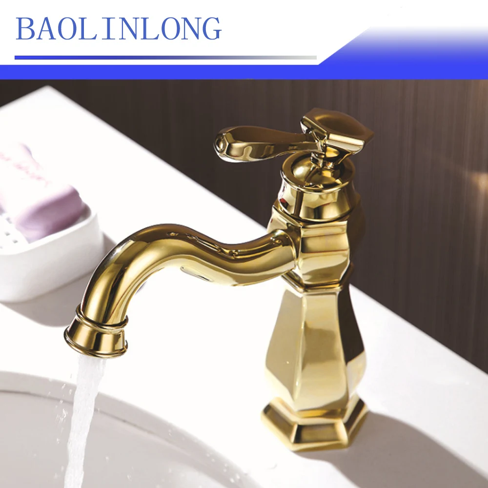 Gold Brass Bathroom Faucets Deck Mount Vanity Vessel Sinks Mixer Basin Faucet Water Crane Tap
Gold Brass Bathroom Faucets Deck Mount Vanity Vessel Sinks Mixer Basin Faucet Water Crane Tap
