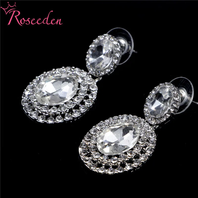 Fashion Silver Color Big Crystal Drop Dangle Earrings For Women Party Jewelry Gift RE3218
Fashion Silver Color Big Crystal Drop Dangle Earrings For Women Party Jewelry Gift RE3218