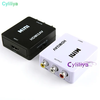 200pcs HDMI2AV 1080P HD Video Adapter mini HDMI to AV Converter CVBS+L/R HDMI to RCA For Xbox 360 PS3 PC360 With retail package
200pcs HDMI2AV 1080P HD Video Adapter mini HDMI to AV Converter CVBS+L/R HDMI to RCA For Xbox 360 PS3 PC360 With retail package