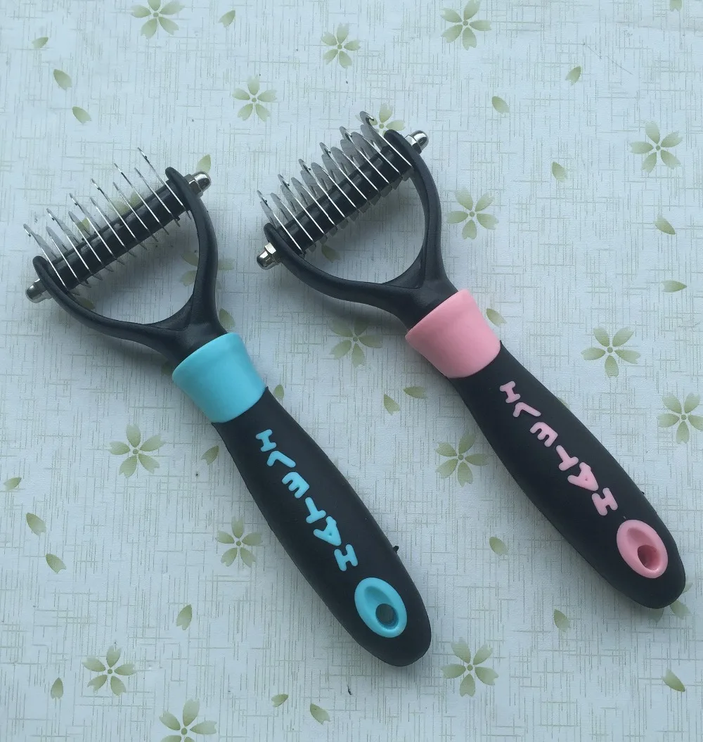 Double Side Dog Brush Dematting Matbreaker Grooming Deshedding Trimmer Tool Comb Pet Brush Rake 11 Blades
Double Side Dog Brush Dematting Matbreaker Grooming Deshedding Trimmer Tool Comb Pet Brush Rake 11 Blades