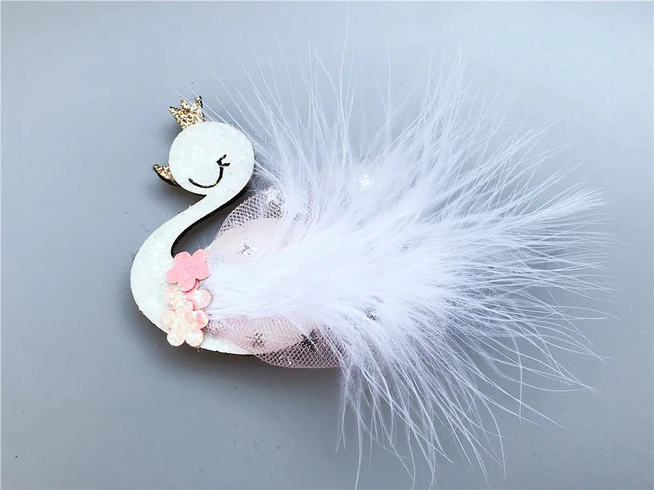 Boutique ins 10pcs Fashion Glitter Tiaras Swan Fur Tail Hairpins Solid Animal Hair Clips Princess Headwear Hair Accessories
Boutique ins 10pcs Fashion Glitter Tiaras Swan Fur Tail Hairpins Solid Animal Hair Clips Princess Headwear Hair Accessories