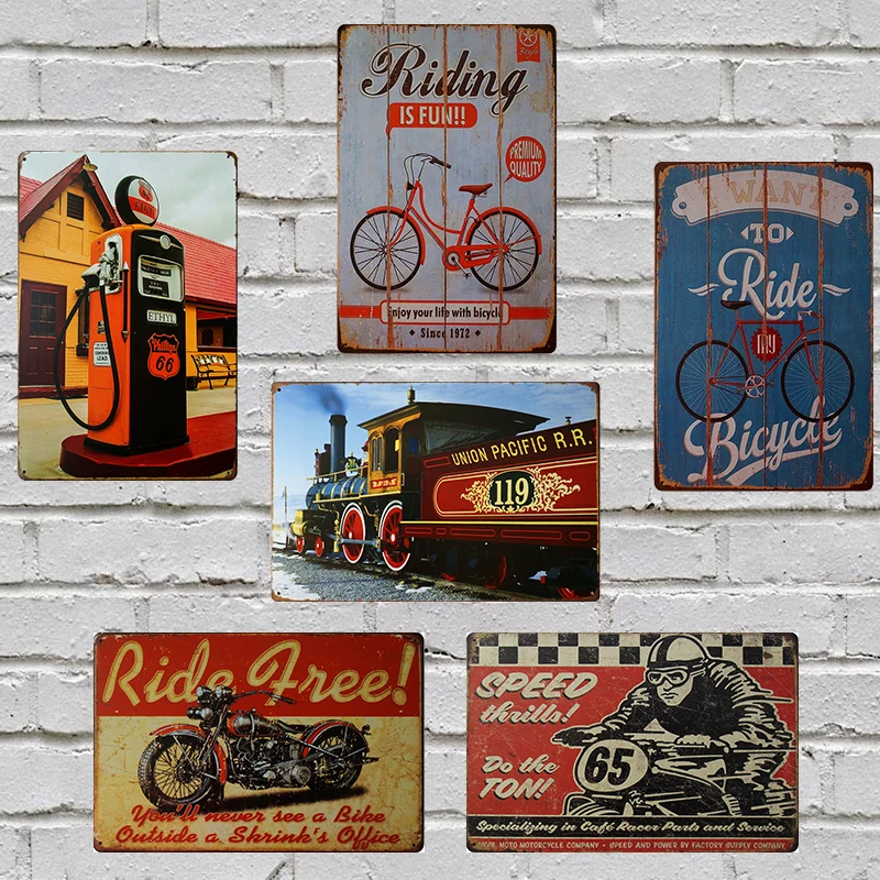 Motocycle Bike Gas Station 20x30cm Retro Poster Metal Tin Signs Garage Advertising Shop Bar Garage Wall Decor Vintage Plaque
Motocycle Bike Gas Station 20x30cm Retro Poster Metal Tin Signs Garage Advertising Shop Bar Garage Wall Decor Vintage Plaque