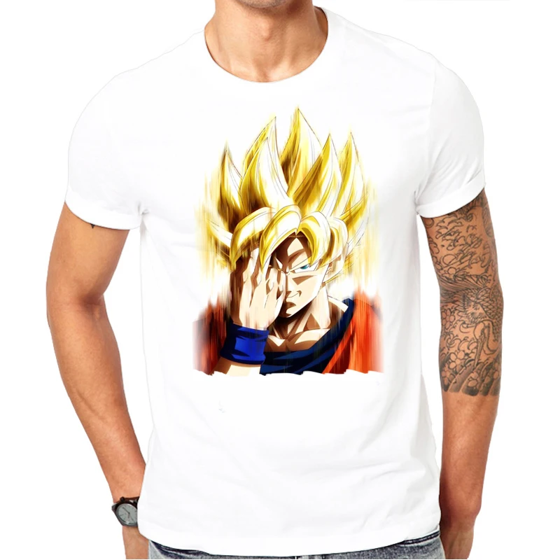 new white style summer to go Super Saiyan T short-sleeved male casual men's shirt Dragon Ball Z Goku bodybuilding top tees
new white style summer to go Super Saiyan T short-sleeved male casual men's shirt Dragon Ball Z Goku bodybuilding top tees
