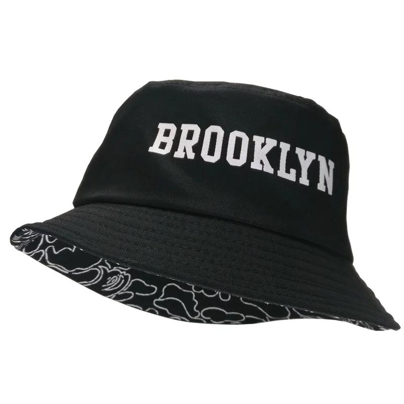 2019 new Panama Bucket Hat Men Women Summer Bucket Cap brooklyn Print Hat Bob Hat Hip Hop Gorros Fishing Fisherman Hat
2019 new Panama Bucket Hat Men Women Summer Bucket Cap brooklyn Print Hat Bob Hat Hip Hop Gorros Fishing Fisherman Hat