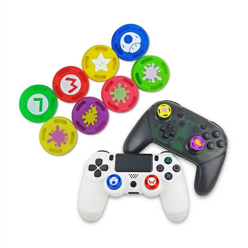 8pcs Super Mario Bros Thumb Stick Grip Cap For Sony PS3 PS4 Dualshock 3/4 DS4 Xbox One 360 Controller Analog Joystick Cover Case
8pcs Super Mario Bros Thumb Stick Grip Cap For Sony PS3 PS4 Dualshock 3/4 DS4 Xbox One 360 Controller Analog Joystick Cover Case