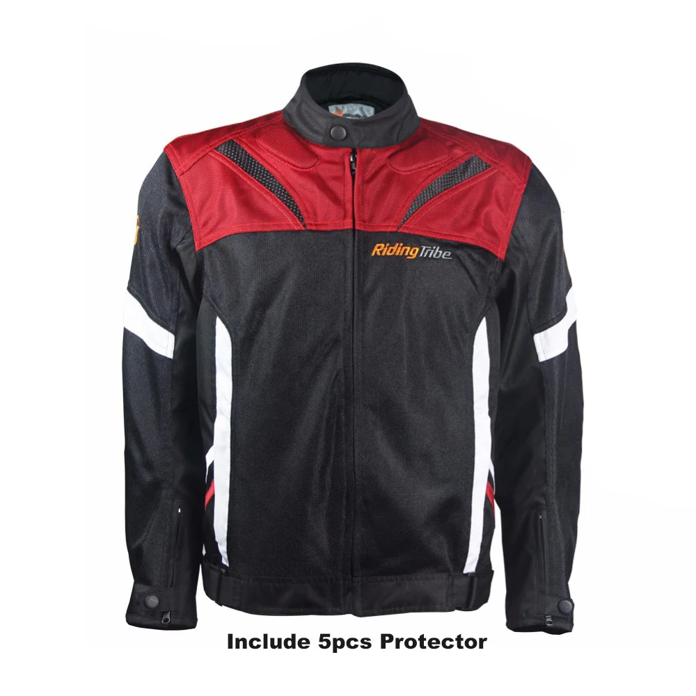 Breathable Durable Motorcycle Jacket Riding Clothing with 5pcs Protector Pad on Elbow Shoulder Spine Adjustable on Waist Cuff
Breathable Durable Motorcycle Jacket Riding Clothing with 5pcs Protector Pad on Elbow Shoulder Spine Adjustable on Waist Cuff