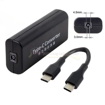DC 4.5*3.0mm Jack HP Dell Input to USB-C Type-C Power Plug Charge Cable 45w for Macbook Laptop Phone
DC 4.5*3.0mm Jack HP Dell Input to USB-C Type-C Power Plug Charge Cable 45w for Macbook Laptop Phone