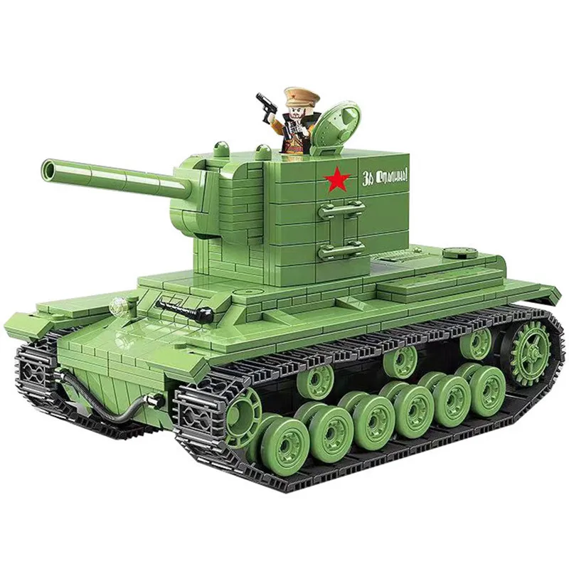 New Military Army World War II WW2 SWAT Soldiers KV-2 Heavy Panzer Tank Vehicle Building Blocks Bricks Toys Compatible With Lego
New Military Army World War II WW2 SWAT Soldiers KV-2 Heavy Panzer Tank Vehicle Building Blocks Bricks Toys Compatible With Lego
