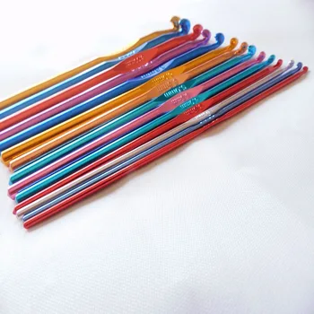 Retail 14Size/set 14 set Multi-color Metal Crochet hook needles set DIY Knitting Tools handle hook needlework for sweater gloves
Retail 14Size/set 14 set Multi-color Metal Crochet hook needles set DIY Knitting Tools handle hook needlework for sweater gloves