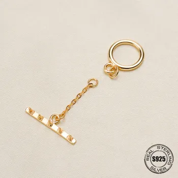 S925 Sterling Silver Creative Clasps Hooks For Jewelry Making Diy Bracelet Necklace Silver/Gold Color
S925 Sterling Silver Creative Clasps Hooks For Jewelry Making Diy Bracelet Necklace Silver/Gold Color