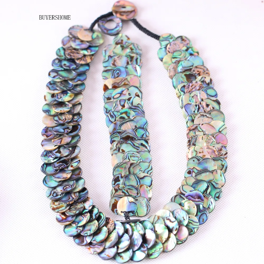 BUYERSHOME Hot Jewelry Sets For Women Natural 15MM Beads Blue New Zealand Abalone Shell Bracelet 8" Necklace20" 1Set H875E395
BUYERSHOME Hot Jewelry Sets For Women Natural 15MM Beads Blue New Zealand Abalone Shell Bracelet 8" Necklace20" 1Set H875E395