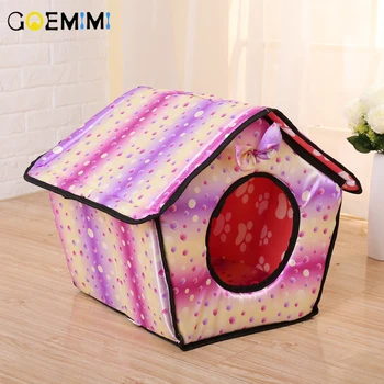 Pet Cat House Colorful Foldable Puppy Cave Sleeping Bed Top Quality cama para gato luxury cat bed
Pet Cat House Colorful Foldable Puppy Cave Sleeping Bed Top Quality cama para gato luxury cat bed