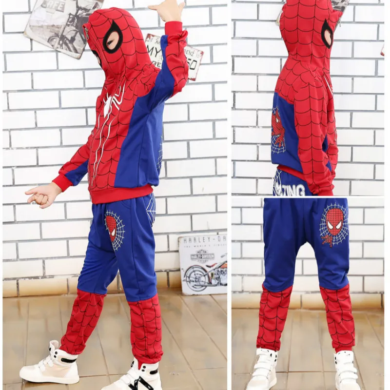 New Children Tracksuits Halloween Boys Clothing Sets 2pcs/lot Kids Cartoon Sport Suit Spider man Cosplay Costume Casual Clothes
New Children Tracksuits Halloween Boys Clothing Sets 2pcs/lot Kids Cartoon Sport Suit Spider man Cosplay Costume Casual Clothes