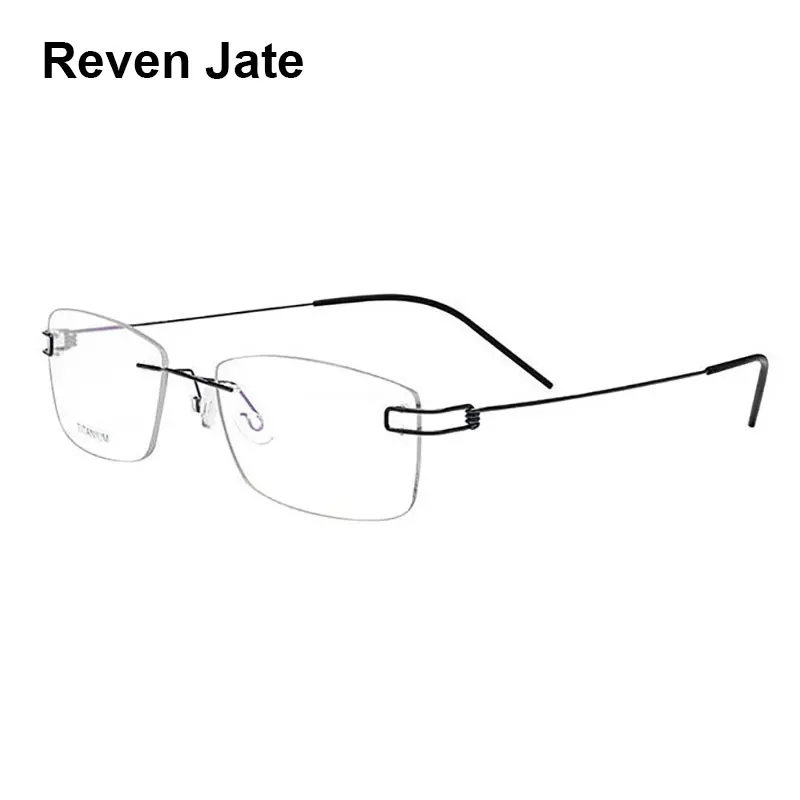 Reven Jate 28610 Rimless Titanium Alloy Men and Women Glasses Frame for Optical Prescription Rimless Spectacles Eyewear
Reven Jate 28610 Rimless Titanium Alloy Men and Women Glasses Frame for Optical Prescription Rimless Spectacles Eyewear