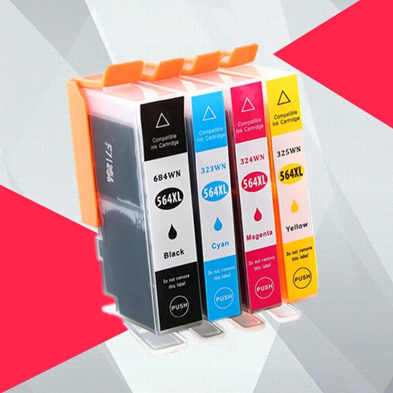 For hp564 Compatible ink cartridge 564XL for HP Photosmart 5510 5514 5515 5520 6510 B109a B110a B209a 7510 C310a 3070A 3520 4620
For hp564 Compatible ink cartridge 564XL for HP Photosmart 5510 5514 5515 5520 6510 B109a B110a B209a 7510 C310a 3070A 3520 4620