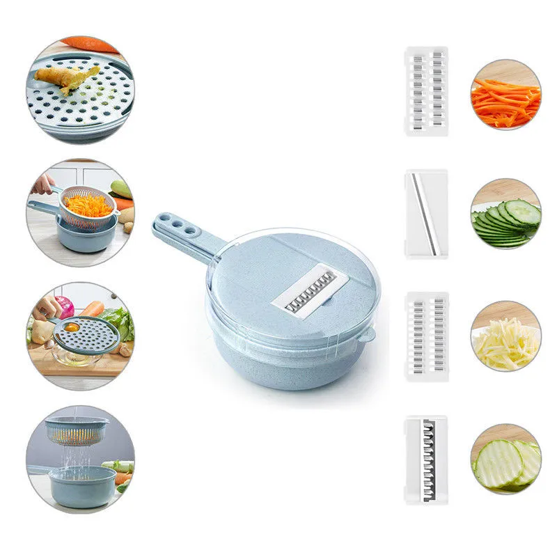 Fashion Multifunctional Fruit Vegetable Grater Carrot Salad Shredder Vegetables Cutter Set Tools
Fashion Multifunctional Fruit Vegetable Grater Carrot Salad Shredder Vegetables Cutter Set Tools