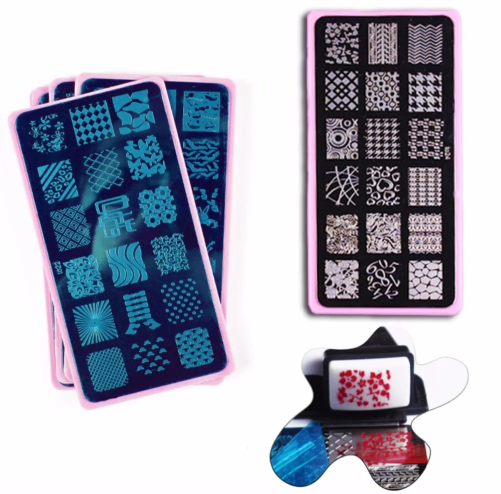 New Arrival Nail Art Image Stamp Stamping Plates With Pink Holder DIY Fashion Patterns Nail Tools #WJ133
New Arrival Nail Art Image Stamp Stamping Plates With Pink Holder DIY Fashion Patterns Nail Tools #WJ133