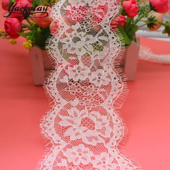 Eyelash Lace Fabrics 10 Pieces(30 Yds) Underwear Lace Black And White Lace Ribbon Wedding Decoration 9.5CM*300CM #11 
Eyelash Lace Fabrics 10 Pieces(30 Yds) Underwear Lace Black And White Lace Ribbon Wedding Decoration 9.5CM*300CM #11