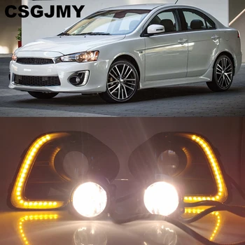 CSGJMY 1Pair Fog lamp For Mitsubishi Lancer 2016 2017 2018 2019 12V LED Daytime Running Light DRL Lamp with yellow signal
CSGJMY 1Pair Fog lamp For Mitsubishi Lancer 2016 2017 2018 2019 12V LED Daytime Running Light DRL Lamp with yellow signal