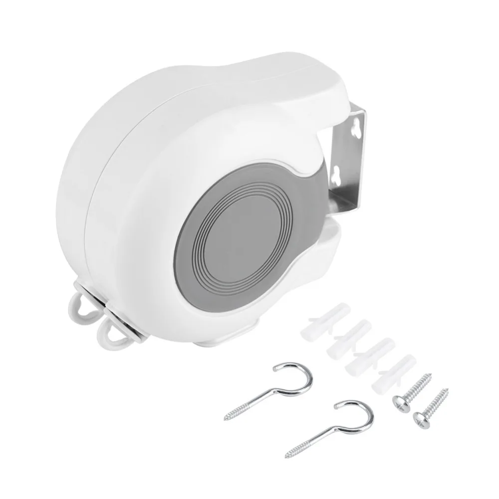 13m Wall-Mounted Retractable Double Clothes Drying Line Home Hanging Drying In Bathroom Laundry
13m Wall-Mounted Retractable Double Clothes Drying Line Home Hanging Drying In Bathroom Laundry