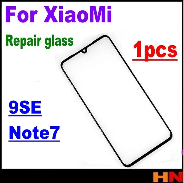 Фото Запасные части для внешнего стекла Xiaomi 9SE SE Redmi Note 7 1 шт. | Мобильные телефоны и