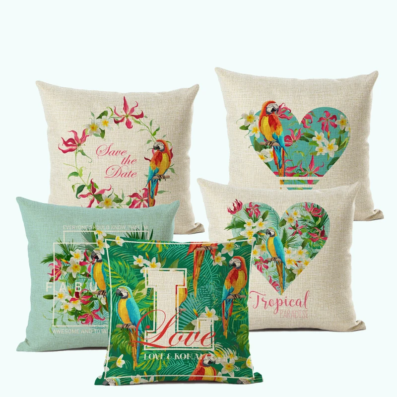 African tropical plant palm leaf cushion cover linen cotton living room sofa decoration Cafe car pillow 45x45cm simple fashion
African tropical plant palm leaf cushion cover linen cotton living room sofa decoration Cafe car pillow 45x45cm simple fashion