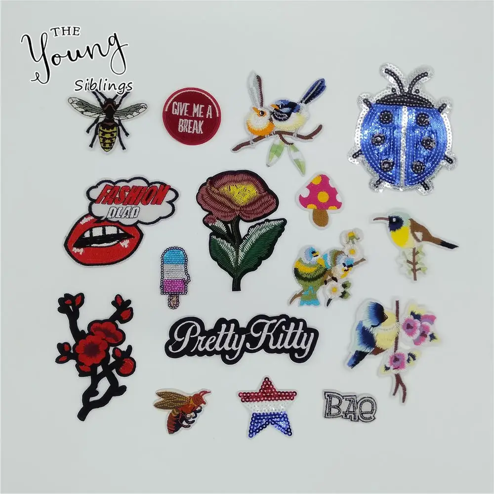Fashion Iron on Patches Embroidery patch Sewing Patch DIY Kids Clothes Jacket Cap Sewing Sequins Applique Badges Craft Accessory
Fashion Iron on Patches Embroidery patch Sewing Patch DIY Kids Clothes Jacket Cap Sewing Sequins Applique Badges Craft Accessory