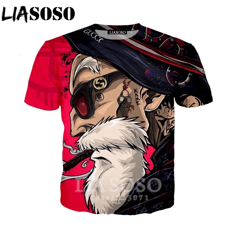 LIASOSO Summer New Men Women Hoodies 3D Print Anime Dragon Ball Master Roshi T Shirt Fashion Vest Top Sweatshirt Pullover B000
LIASOSO Summer New Men Women Hoodies 3D Print Anime Dragon Ball Master Roshi T Shirt Fashion Vest Top Sweatshirt Pullover B000