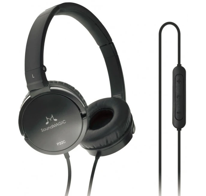 SoundMAGIC P22C Portable Headphones with Universal Smartphone Controls & Mic headset
SoundMAGIC P22C Portable Headphones with Universal Smartphone Controls & Mic headset