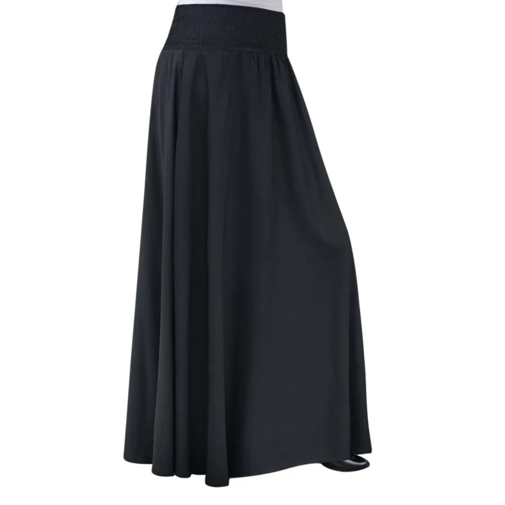 Vintage Long Maxi Skirt Elastic Waist Skirts Womens Sexy Beach Pleated Skirt Women Clothes Summer Elegant 2019 Jupe Femme
Vintage Long Maxi Skirt Elastic Waist Skirts Womens Sexy Beach Pleated Skirt Women Clothes Summer Elegant 2019 Jupe Femme