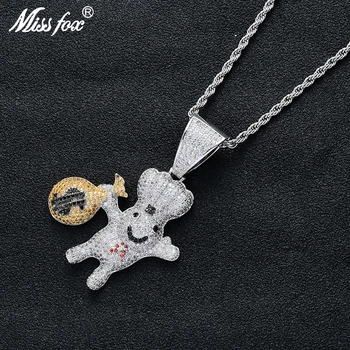 Missfox Fashion Moneybag Doll Pendant Chain Necklace Gold Creative Personality Unique Necklaces Hip Hop Jewelry For Man Women
Missfox Fashion Moneybag Doll Pendant Chain Necklace Gold Creative Personality Unique Necklaces Hip Hop Jewelry For Man Women