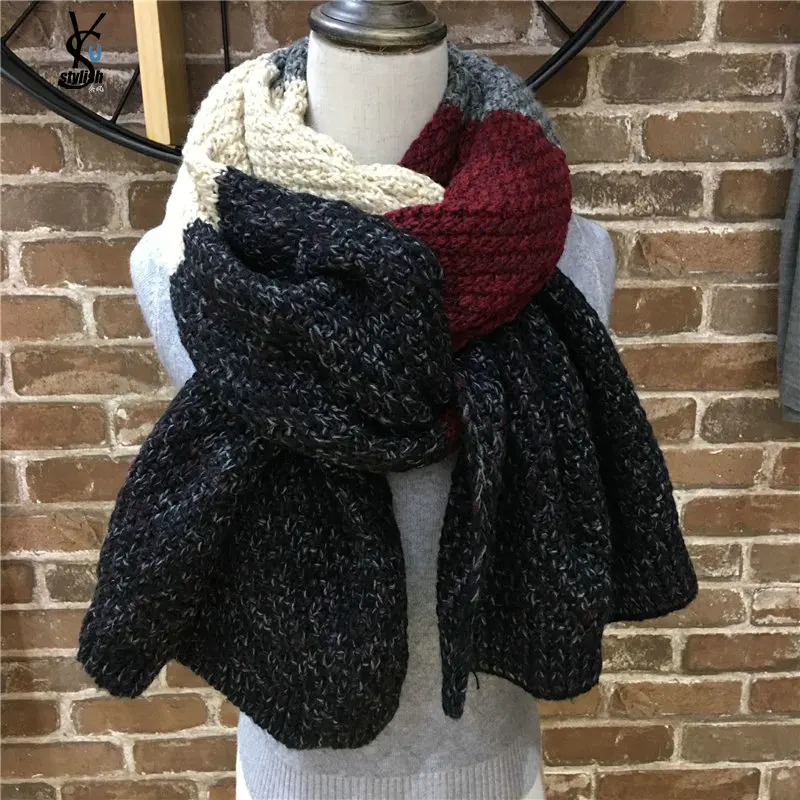 Autumn Winter Thicken Warm Knitted Scarf And Shawl For Ladies Space Dye Spotty Chunky Poncho Echarpe Crochet Wrap Scarves YG925
Autumn Winter Thicken Warm Knitted Scarf And Shawl For Ladies Space Dye Spotty Chunky Poncho Echarpe Crochet Wrap Scarves YG925